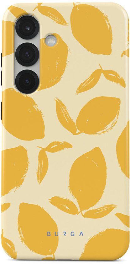 Burga Tough Case geschikt voor Samsung Galaxy S25 - Lemon Tart