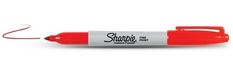 Sharpie permanente markers | fijne punt | rood | 12 stuks