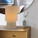 Corep Rhodes Lampe de table ivoire/beige hauteur 51 cm