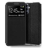 Cool Flip Cover beschermhoes voor Samsung A256 Galaxy A25 5G glad kunstleer zwart