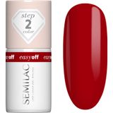 Semilac EASY OFF nagellak LED LIGHT L18 The Red Core 7 ml