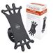 nean Support de téléphone portable pour vélo, guidon, (jusqu'à 6,5 pouces, support en silicone, rotatif à 360°, noir)