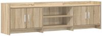 vidaXL TV-kast 168 x 33 x 47 cm Sonoma Eiken Bewerkt hout
