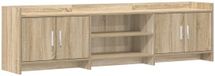 vidaXL TV-kast 168 x 33 x 47 cm Sonoma Eiken Bewerkt hout