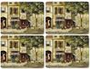 Portmeirion Home & Gifts Parisian Scenes Tafelonderlegger, X0010643423V, 4 stuks, Multicolor, 29 x 40.1 x 0.58 cm