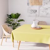 Soleil d'Ocre, Alix Tafelkleed, vierkant, vuilafstotend, polyester, limoengroen, 140 x 140 cm