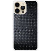 iPhone 14 Pro Max Texture metal bedrukt siliconen hoesje
