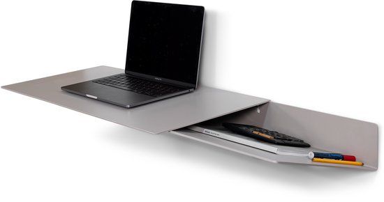 Spinder Design bureau Drift - Silky Taupe - Staal