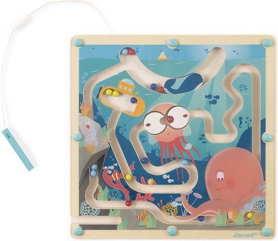 Janod Magnetisch Doolhof Oceaan - Educatief Spel