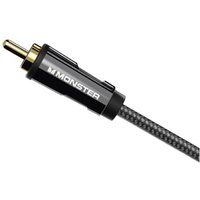 Monster Cable RCA-mannelijk naar RCA-mannelijk audiokabel en subwooferkabel 5 m Zwart