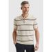 Vanguard Gestreepte Polo met Linnen Beige