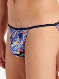 HOM Tanga Funky Styles Heren Mix 3 Gebloemd Polyamide/Elastaan Maat XL