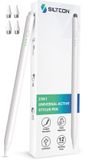 Siltcon® 2-in-1 Stylus Pen V2 - Wit