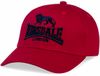 Lonsdale Salford Baseball Cap Unisex Katoen One Size Donkerrood / Donker Marineblauw