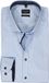 OLYMP No. 6 Six super slim fit overhemd - mouwlengte 7 - structuur - lichtblauw (contrast) - Strijkvriendelijk - Boordmaat: 38