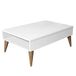 WELL HOME MOBILIARIO & DECORACIÓN Bijzettafel, 100% spaanplaat met melaminecoating, wit