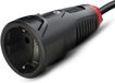PCE Koppeling met randaarde Rubber, Thermoplast 250 V Zwart, Rood IP20
