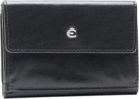 Esquire Leren Portemonnee Toscana Lady Wallet Black Zwart