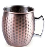 Lacor Moscow Mule mok, cocktailbeker, 480 ml, mat koper gecoat, roestvrij staal 18/10