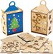 Baker Ross AX557 Houten Kerstlantaarnsets - Pakket Van 3