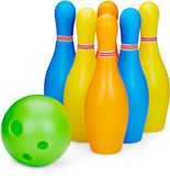 Eddy Toys Bowlingset Speelgoed - Speelset - Kegelspel - 8 Stuks