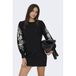 ONLY jurk gebreid zwart