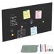 Relaxdays magneetbord, beschrijfbaar krijtbord, 3 krijtmarkers, zwart