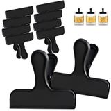 Wilhelm Sell® 10 stuks clips de fermeture - Inox clips de fermeture - 7,5 cm