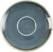 Olympia Blauwe porselein cappuccinoschotels 16 cm 6 stuks