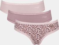 Sloggi Women GO Crush Hipster (3-pack) - dames slip - lichtroze - mauve - print