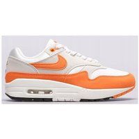 NIKE Air Max 1 Sneakers voor heren, Neutraal grijs oranje wit en zwart, 38 EU