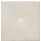 Wiesbaden Douchebak Stonea vierkant 90x90cm antislip composiet mat beige