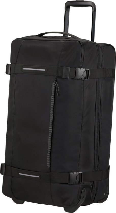 American Tourister Reistas Met Wielen - Urban Track Duffle/Wh M (Medium) Asphalt Black