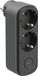 Electraline 55106 Prima Adaptateur double 2 prises - Interrupteur marche/arrêt - Multiprise avec 2 prises Schuko
