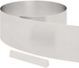 vidaXL Grasafscherming 450 x 25 cm Roestvrij staal Zilver