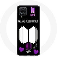 Maniacase Samsung Galaxy A12 Hoesje BTS Album Proof Song die nog moet komen Het nieuwe album 2022 Fond Noir