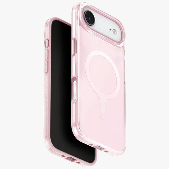 Uniq Clario Hoesje voor iPhone Air met MagClick Opladen en Magnetische Oplading - Roze