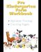 Pre-kindergarten workbook