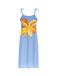 Desigual Jurk lichtblauw / geel / oranje