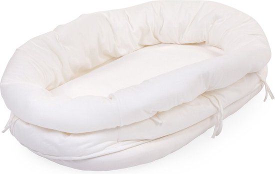 Childhome Omrander voor rattan wieg - Jersey - Ecru