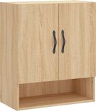 vidaXL Wandkast 60x31x70 cm bewerkt hout sonoma eikenkleurig