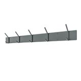 Gorillz Mystiek Large Five Kapstok - Industrieel - 10 Haken - Zwart