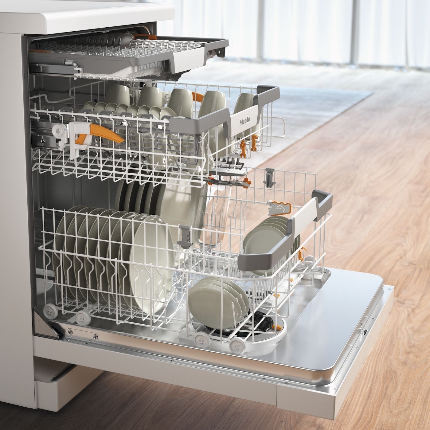 Miele G 7040 SC - Vrijstaande vaatwasser - QuickPowerWash - Zilver - Energieklasse A