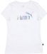 Puma Ess+ Nova Shine Logo T-shirt Korte Mouwen Wit Meisje 3-4 Jaar