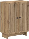 vidaXL Badkamer Opbergkast EDE Artisanaal eiken 59,5 x 31 x 80 cm