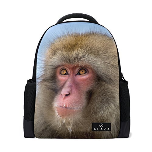 My Daily Mijn dagelijkse sneeuw aap rugzak 14 inch laptop dagtas boekentas voor Travel College School