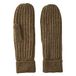 PIECES Dames PCJESLIN Wool Mittens NOOS BC Wollen wanten, Fossil, One Size