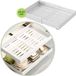 XIVADA Keukenorganizer - Schuiflade - Aluminium - Verstelbaar - Wit