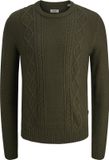 JACK&JONES JREBJOSH KNIT CREW NECK Garçon Pulls tricotés Forêt Nuit S