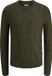 JACK&JONES JREBJOSH KNIT CREW NECK Garçon Pulls tricotés Forêt Nuit S